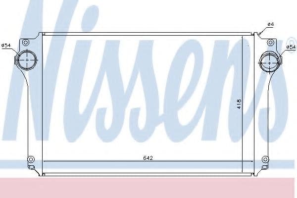 96614 Nissens Інтеркулер