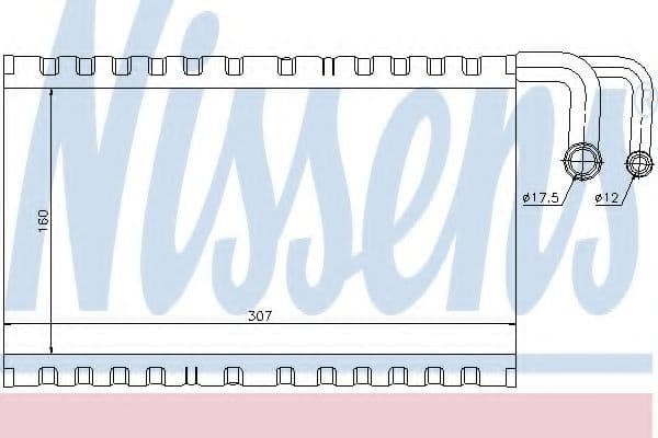 92235 Nissens Испаритель кондиционера