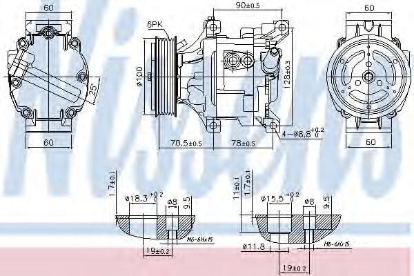 89324 Nissens Компресор кондиціонера