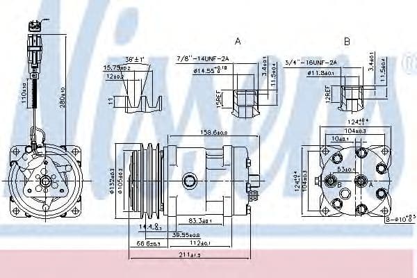89472 Nissens Компрессор кондиционера
