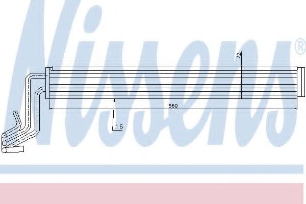 90636 Nissens Масляный радиатор рулевого управления