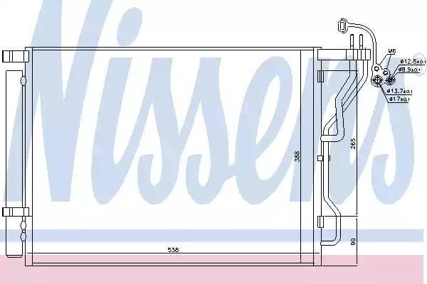 940563 Nissens Радіатор кондиціонера