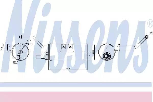 95529 Nissens Осушитель кондиционера