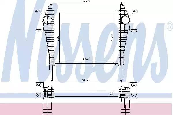 96185 Nissens Інтеркулер