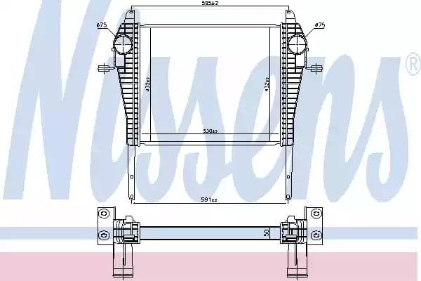 96184 Nissens Інтеркулер