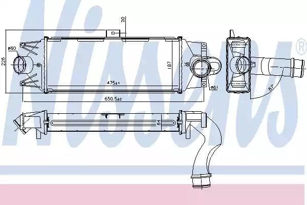 96202 Nissens Інтеркулер для Iveco Daily IV