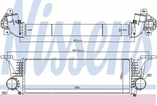 96246 Nissens Інтеркулер