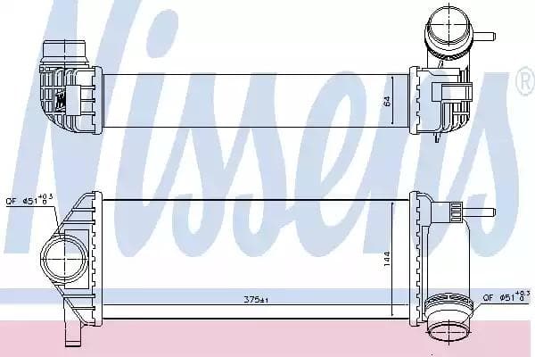 96308 Nissens Інтеркулер
