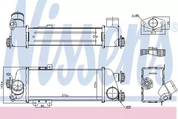 96409 Nissens Інтеркулер