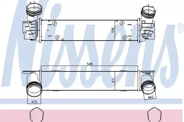 96480 Nissens Інтеркулер