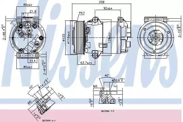 89323 Nissens Компресор кондиціонера