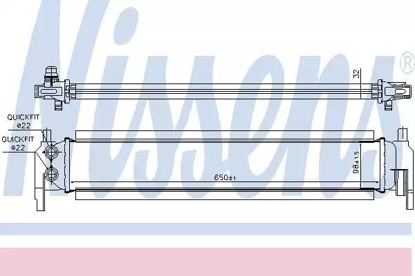 65318 Nissens Радiатор