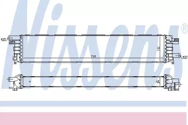 60354 Nissens Радиатор охлаждения двигателя