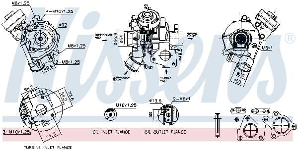 93504 Nissens Турбіна