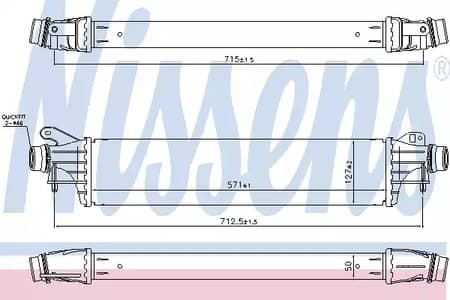 96311 Nissens Интеркулер