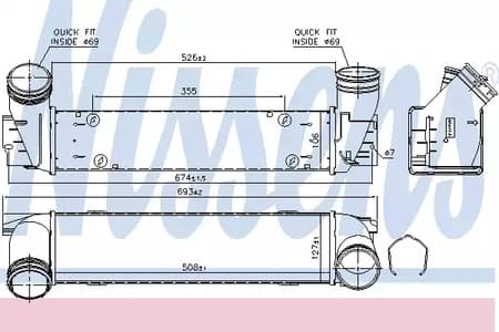 96337 Nissens Інтеркулер