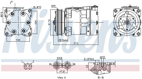 891039 Nissens Компресор кондиціонера