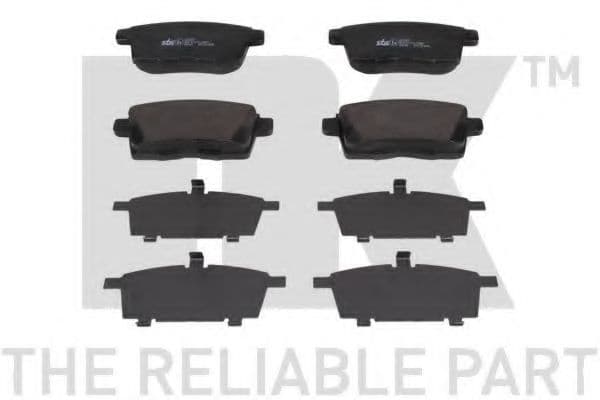 223257 NK Гальмівні колодки