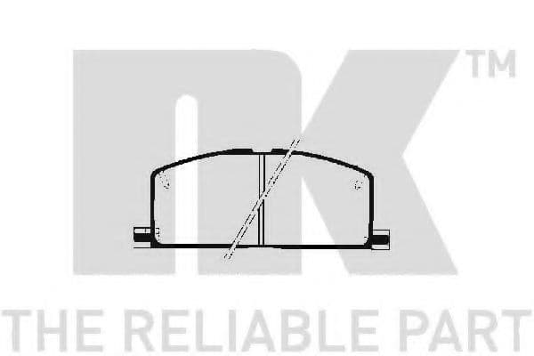 224508 NK Тормозные колодки