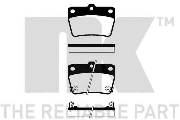 224556 NK Гальмівні колодки для Toyota RAV4