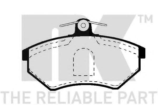 224725 NK Гальмівні колодки