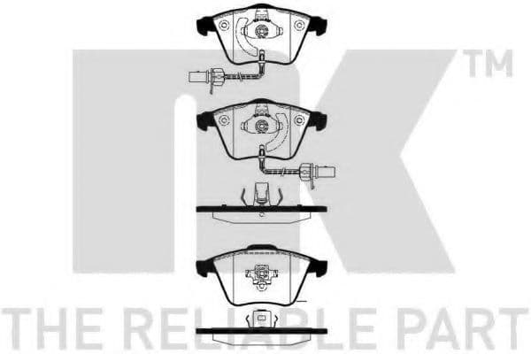 224782 NK Тормозные колодки