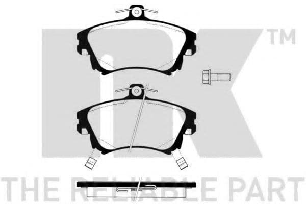 224822 NK Гальмівні колодки