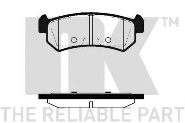 225009 NK Тормозные колодки