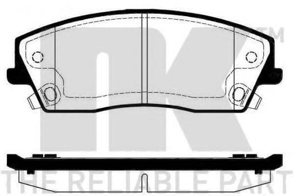 229325 NK Гальмівні колодки