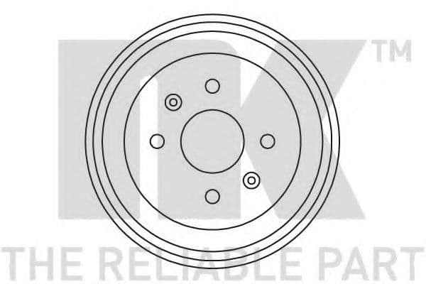 255005 NK Тормозной барабан