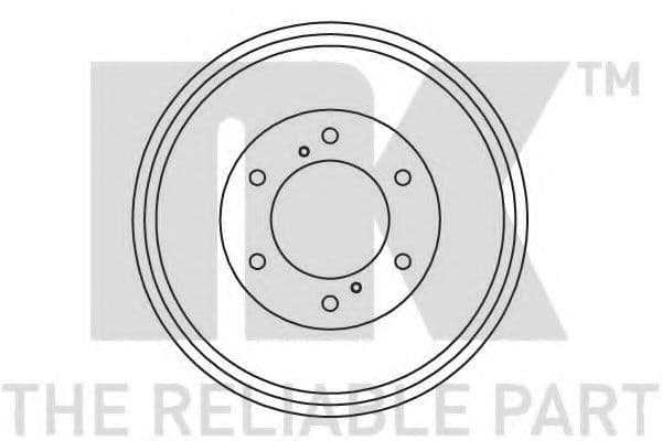 262204 NK Гальмівний барабан