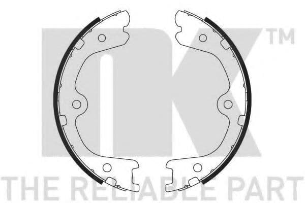 2722798 NK Колодки ручника