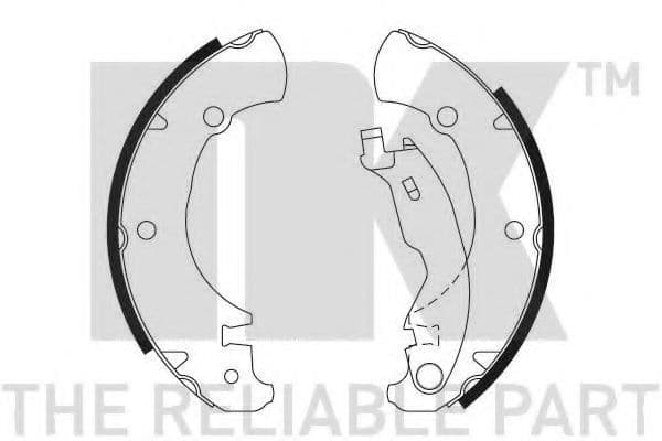2723625 NK Гальмівні колодки