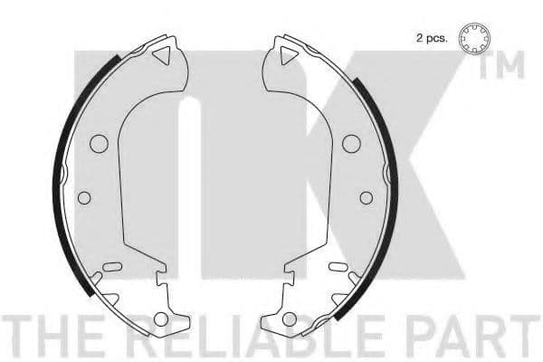 2723677 NK Гальмівні колодки