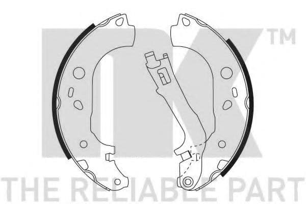 2723725 NK Тормозные колодки