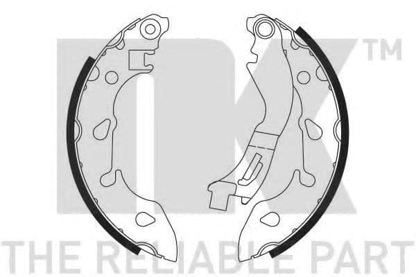 2723810 NK Гальмівні колодки