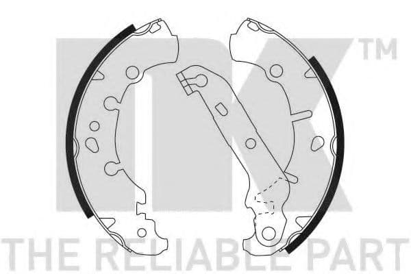 2725673 NK Гальмівні колодки