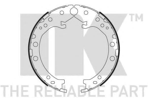 2726803 NK Колодки ручника