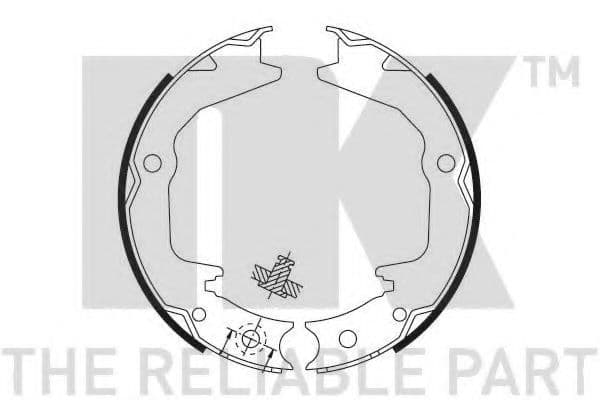 2730674 NK Колодки ручника