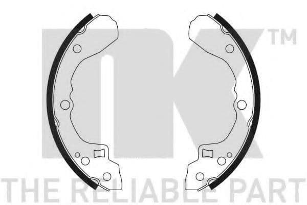 2732406 NK Тормозные колодки для Mazda 626