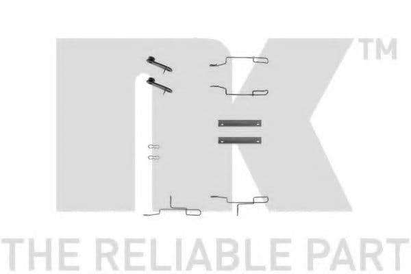 7937188 NK Компоненти дискових гальмівних колодок