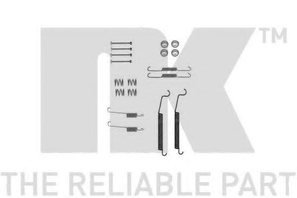 7937830 NK Монтажний комплект барабанних гальмівних колодок