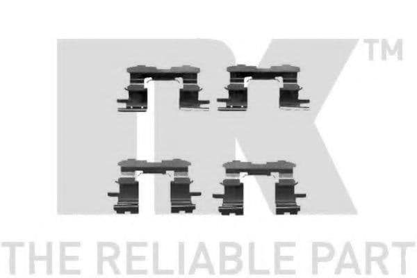 79451631 NK Комплектующие дисковых тормозных колодок