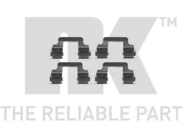 7947610 NK Комплектующие дисковых тормозных колодок