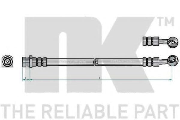 853493 NK Тормозной шланг для Hyundai i30