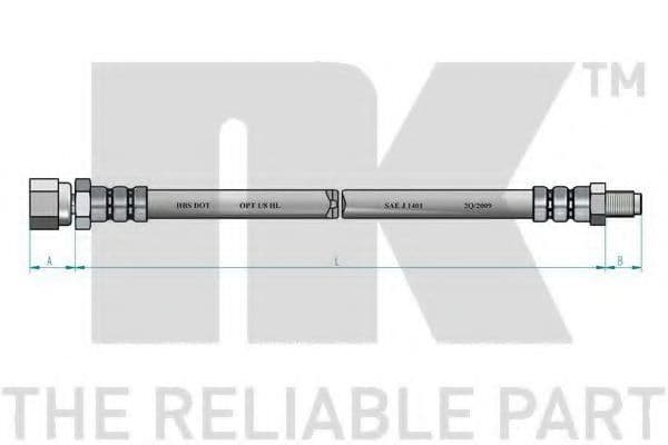 853324 NK Гальмівний шланг для Mercedes 100