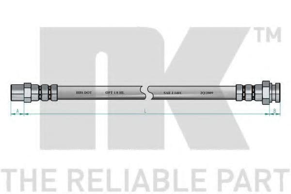 854789 NK Гальмівний шланг