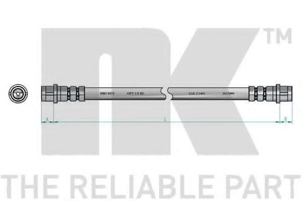 8547110 NK Гальмівний шланг