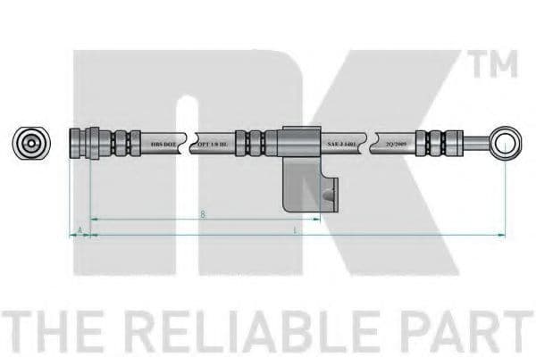 853434 NK Тормозной шланг