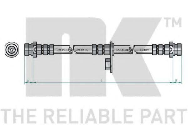 853049 NK Тормозной шланг